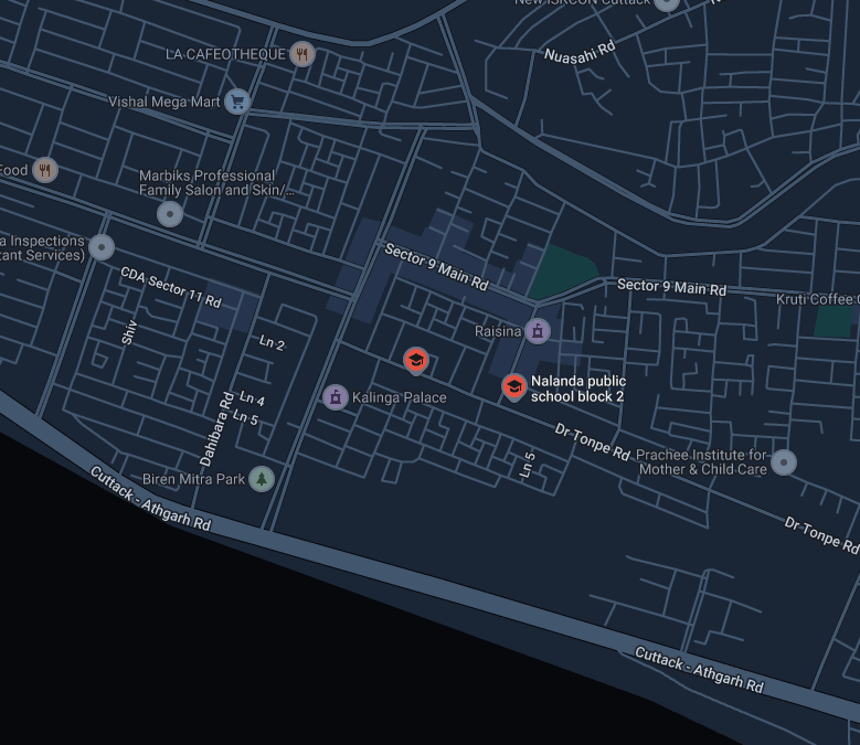 School Location Map